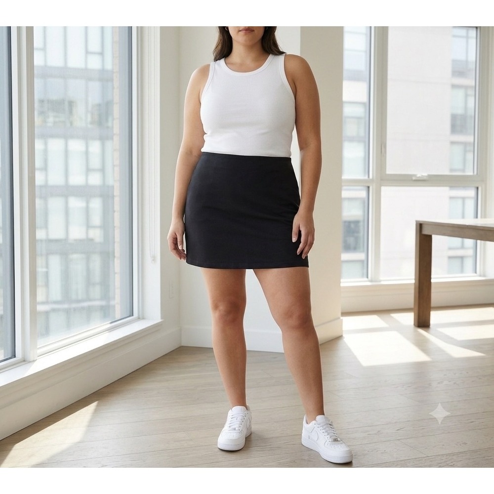 Sunday‎ Best Aritzia Black Knit Mini Skir
